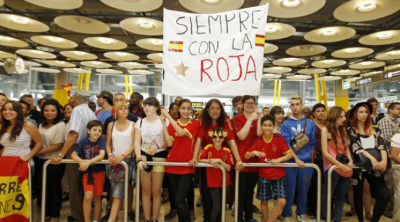 La peineta de la Selección Española a sus aficionados