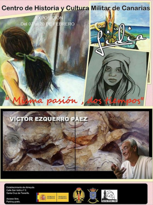 Lidia Tejera de Vera y Víctor Ezquerro Páez: Misma pasión artística con décadas de diferencia